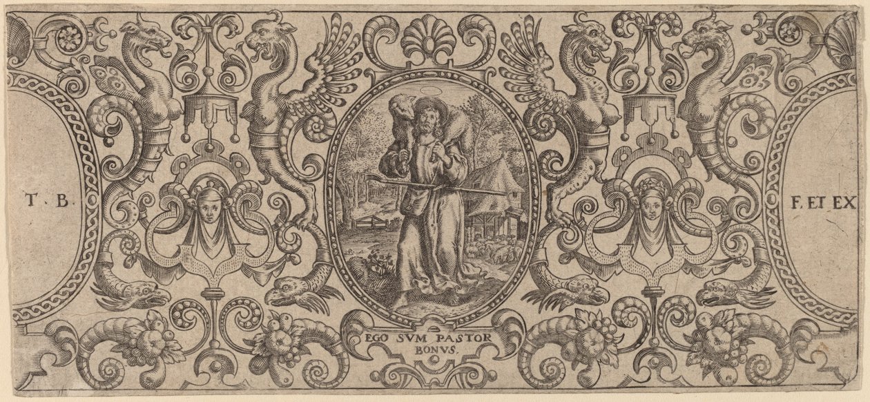 Ornament autorstwa Theodor de Bry
