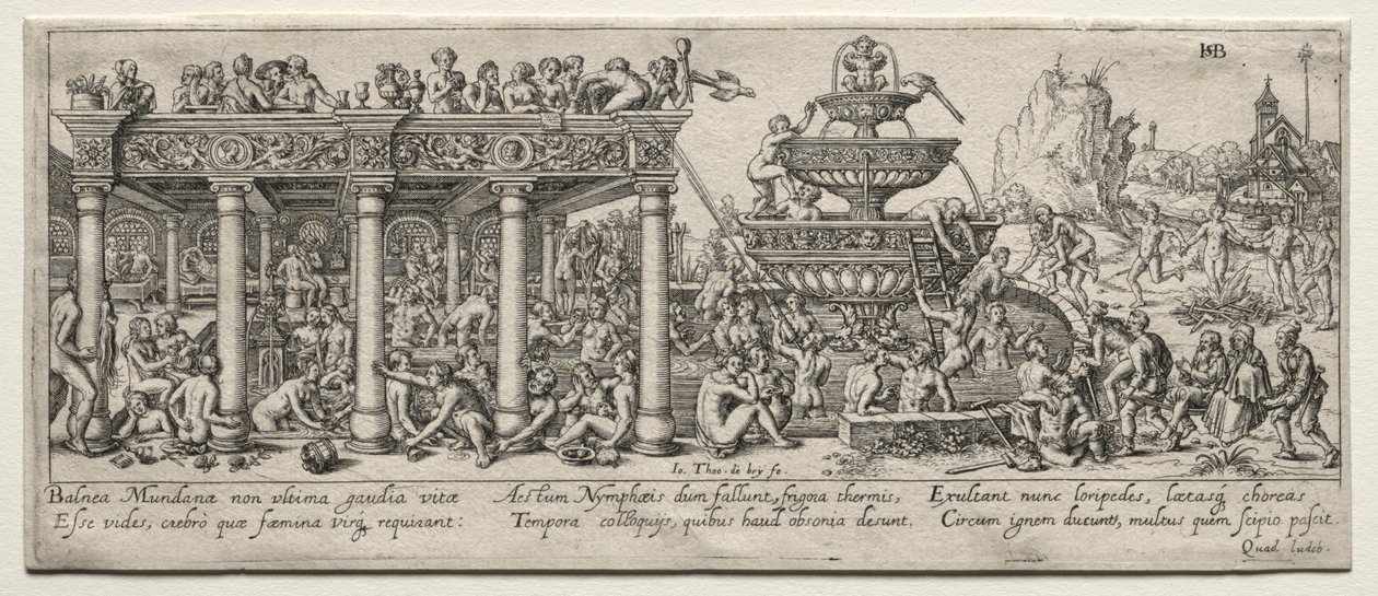 Fontanna młodości autorstwa Theodor de Bry