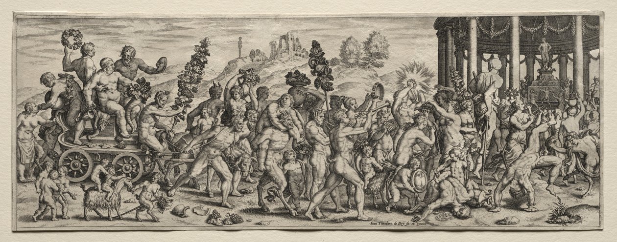 Triumf Bachusa autorstwa Theodor de Bry