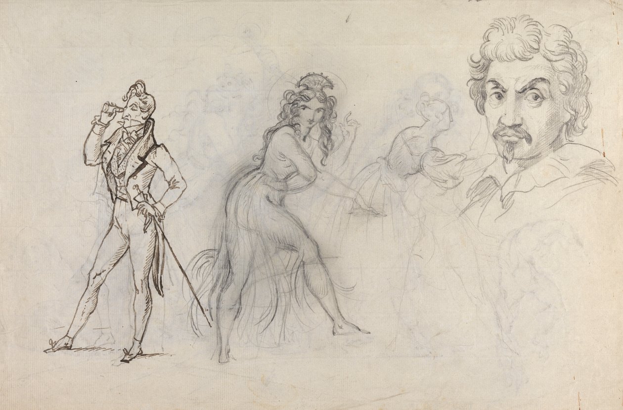 Arkusz szkiców autorstwa Theodor von Holst