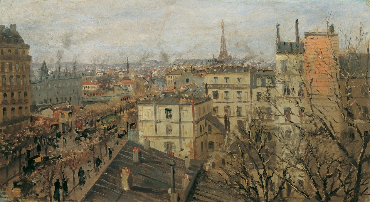 Widok na Paryż autorstwa Theodor von Hormann