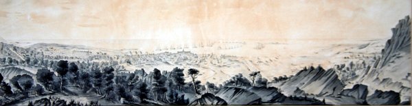 Widok z góry Roule, Cherbourg autorstwa Theodore Achille Dumoncel