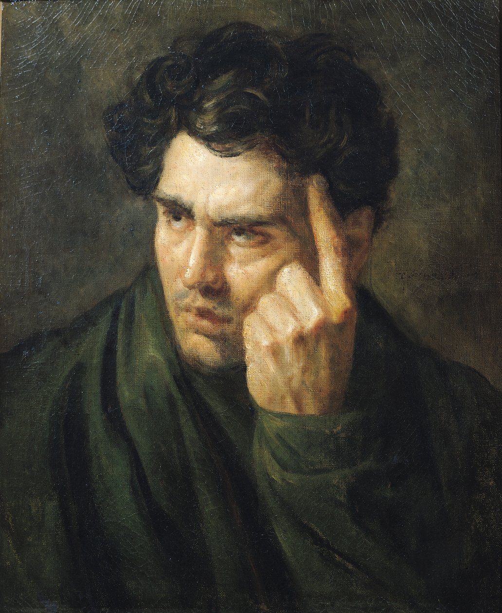 Portret Lorda Byrona (1788-1824) autorstwa Theodore Gericault