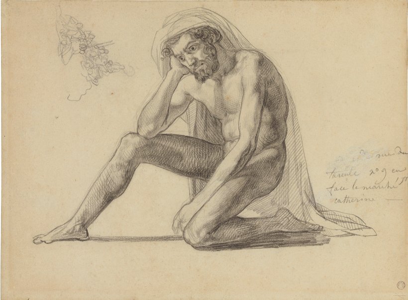 Studiuj dla ojca na Tratwie Meduzy autorstwa Theodore Gericault