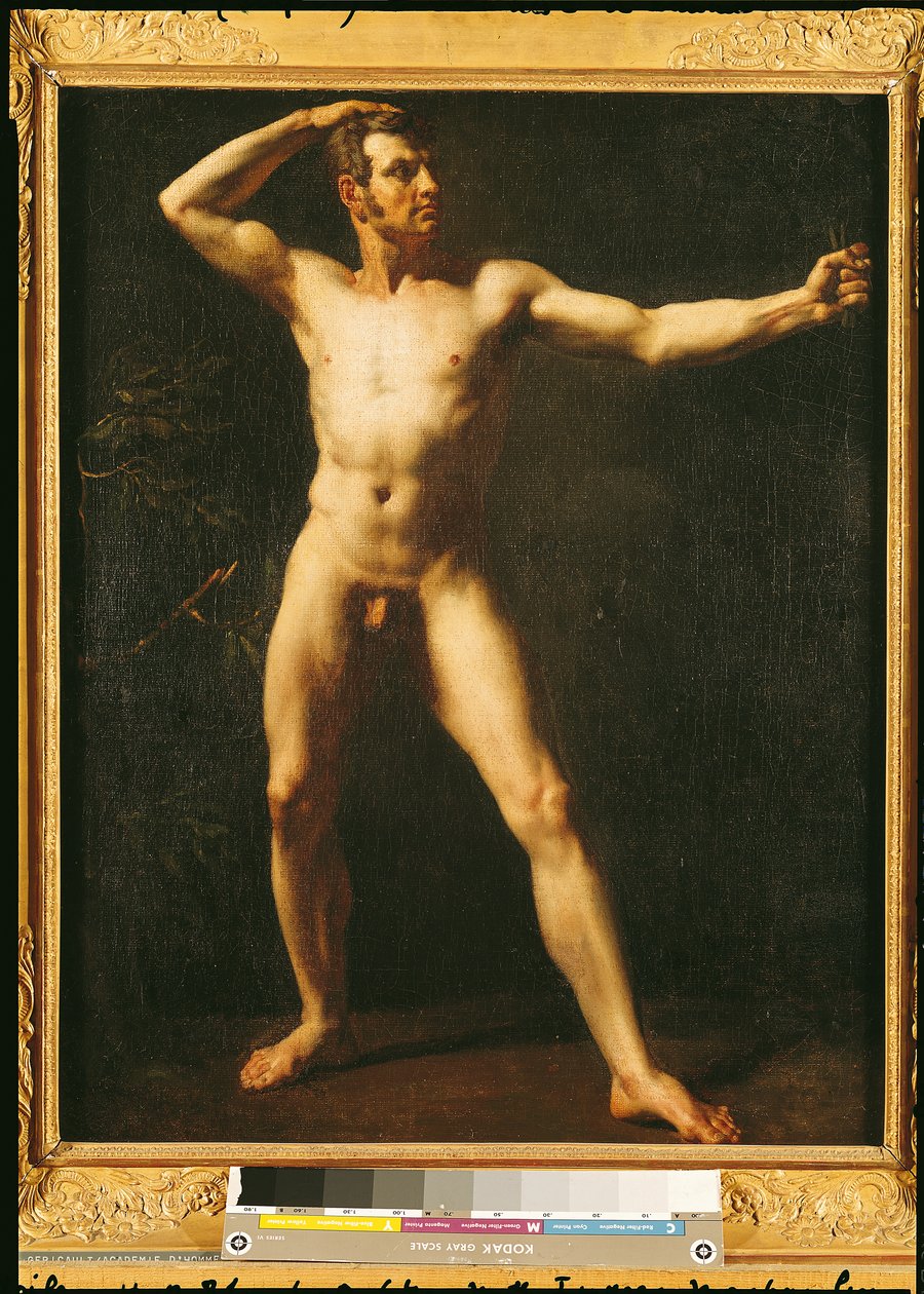 Studium mężczyzny autorstwa Theodore Gericault