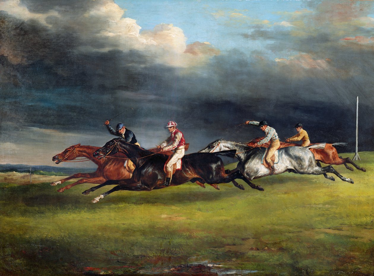 Derby Epsom, 1821 autorstwa Theodore Gericault