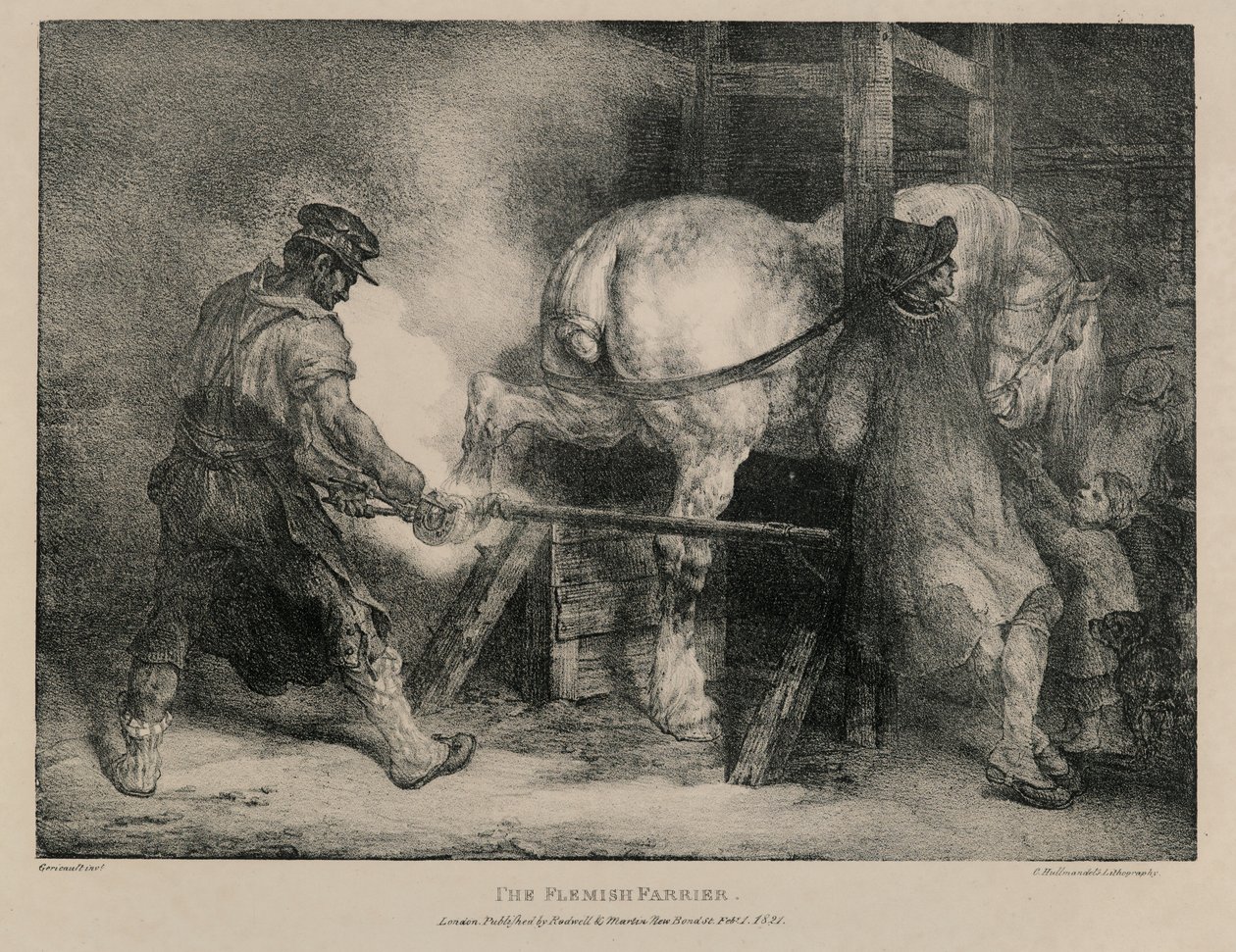 Flamandzki Kowal autorstwa Theodore Gericault