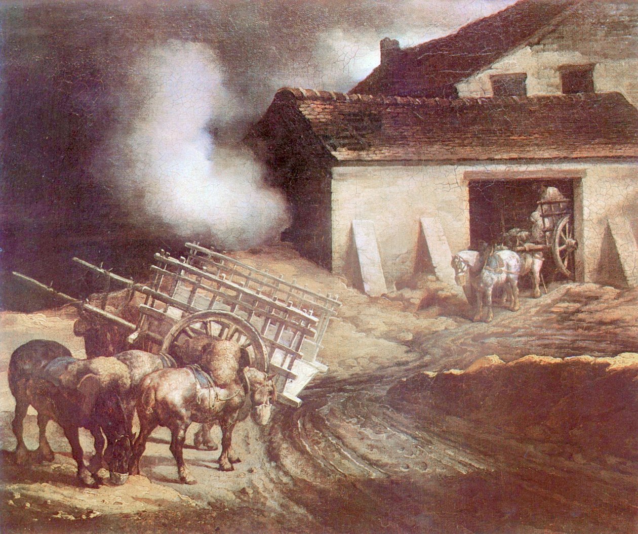 Piec gipsowy autorstwa Theodore Gericault