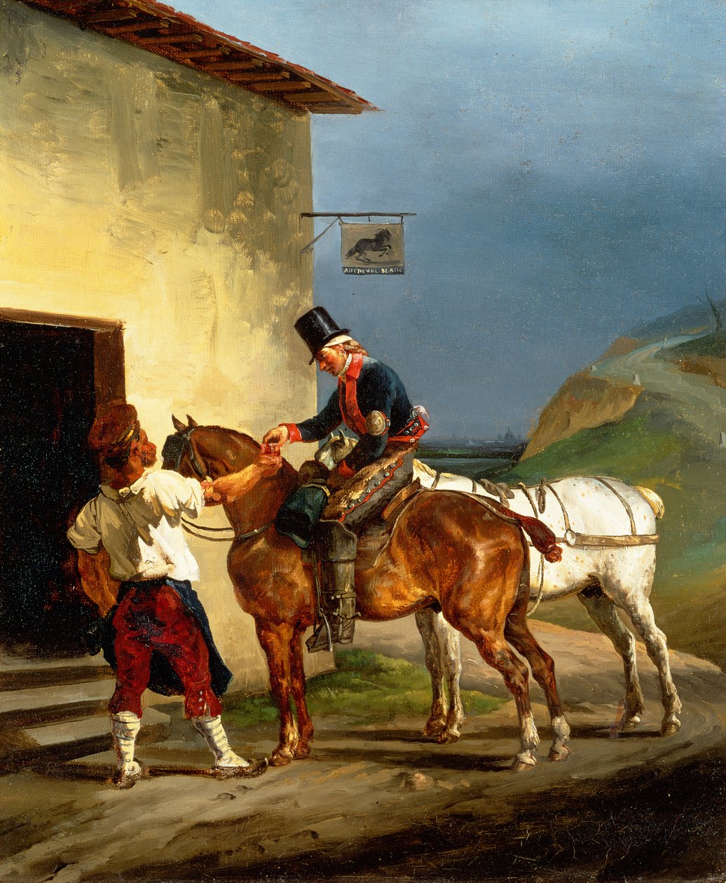 Tawerna Białego Konia, 1821-22 autorstwa Theodore Gericault