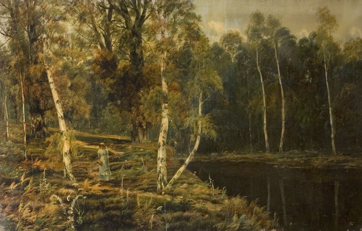 W pobliżu Lyndhurst, Hants, koniec XIX wieku autorstwa Theodore Hines