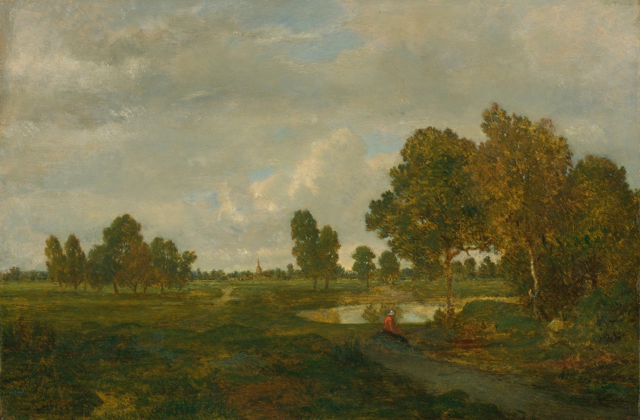 Nad morzem autorstwa Pierre Etienne Theodore Rousseau