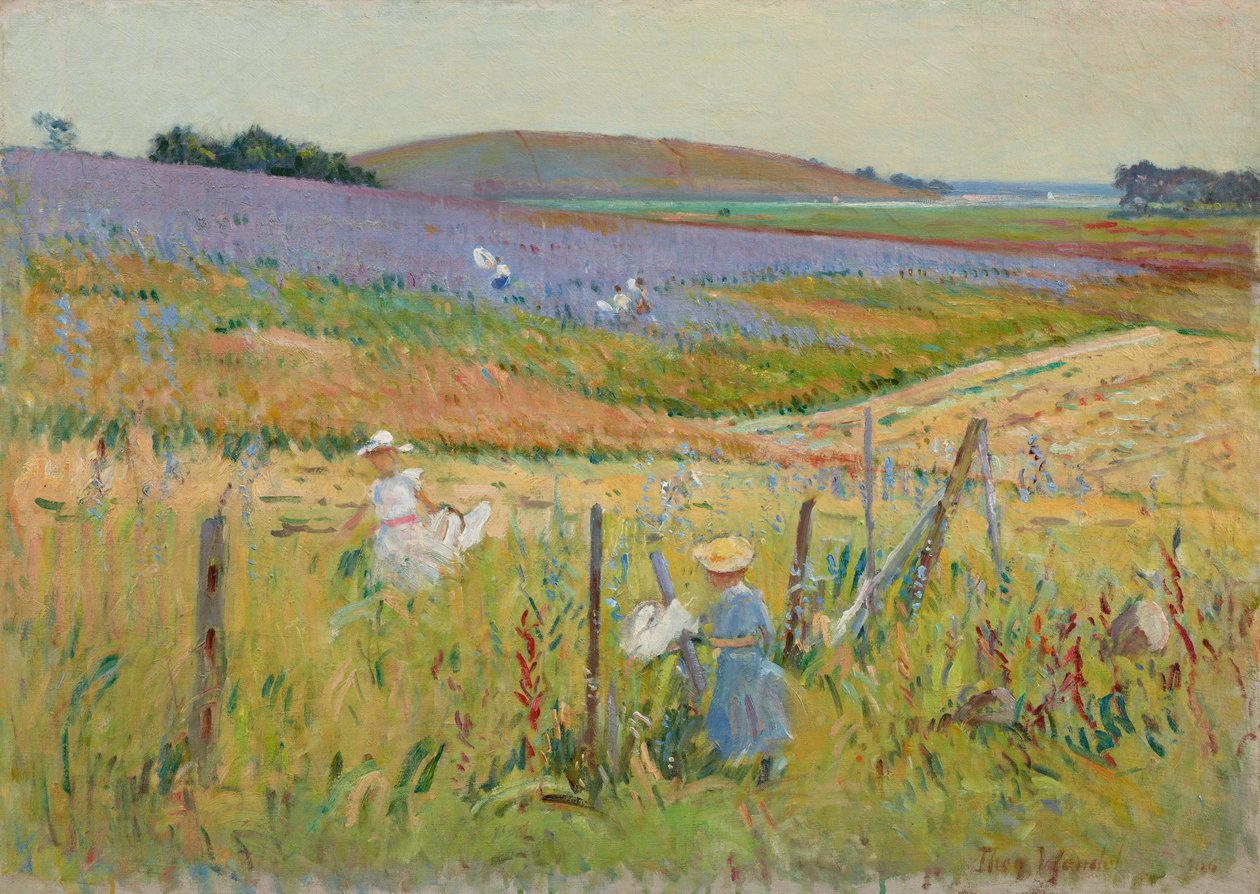 Łapacze motyli, 1900-8 autorstwa Theodore Wendel