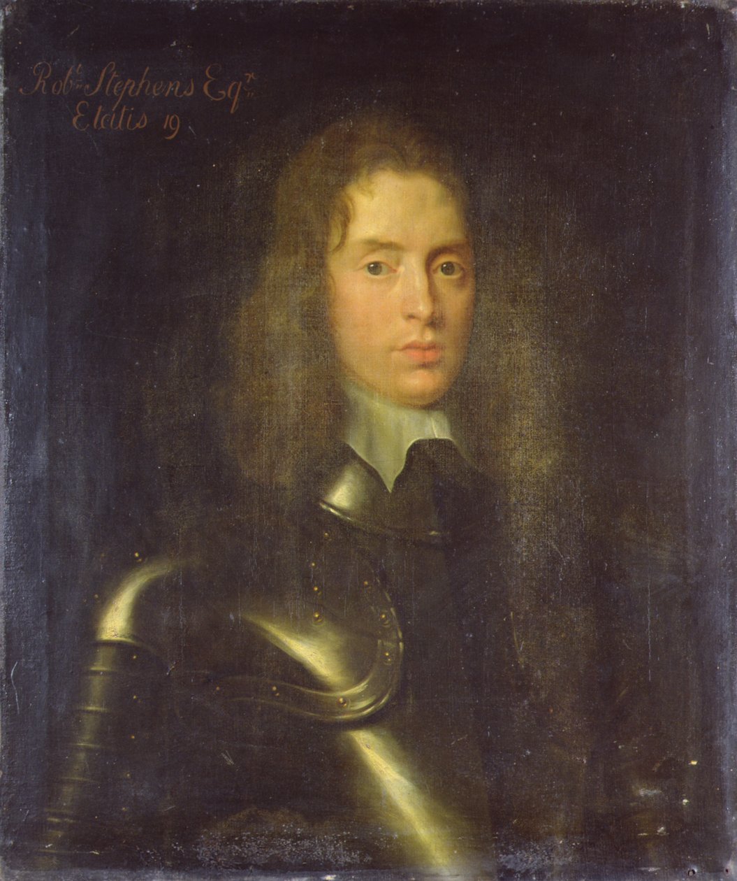 Portret Roberta Stephensa (1622-75) z Easton, Gloucestershire, 1641-42 (olej na płótnie bez podszewki) autorstwa Theodore circle of Russel