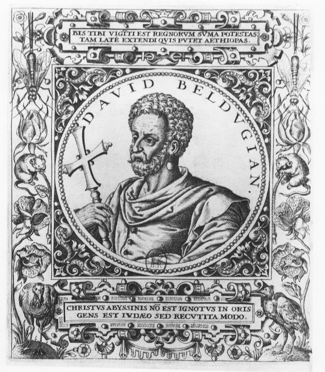 David Beldugian, cesarz Abisynii autorstwa Theodore de Bry