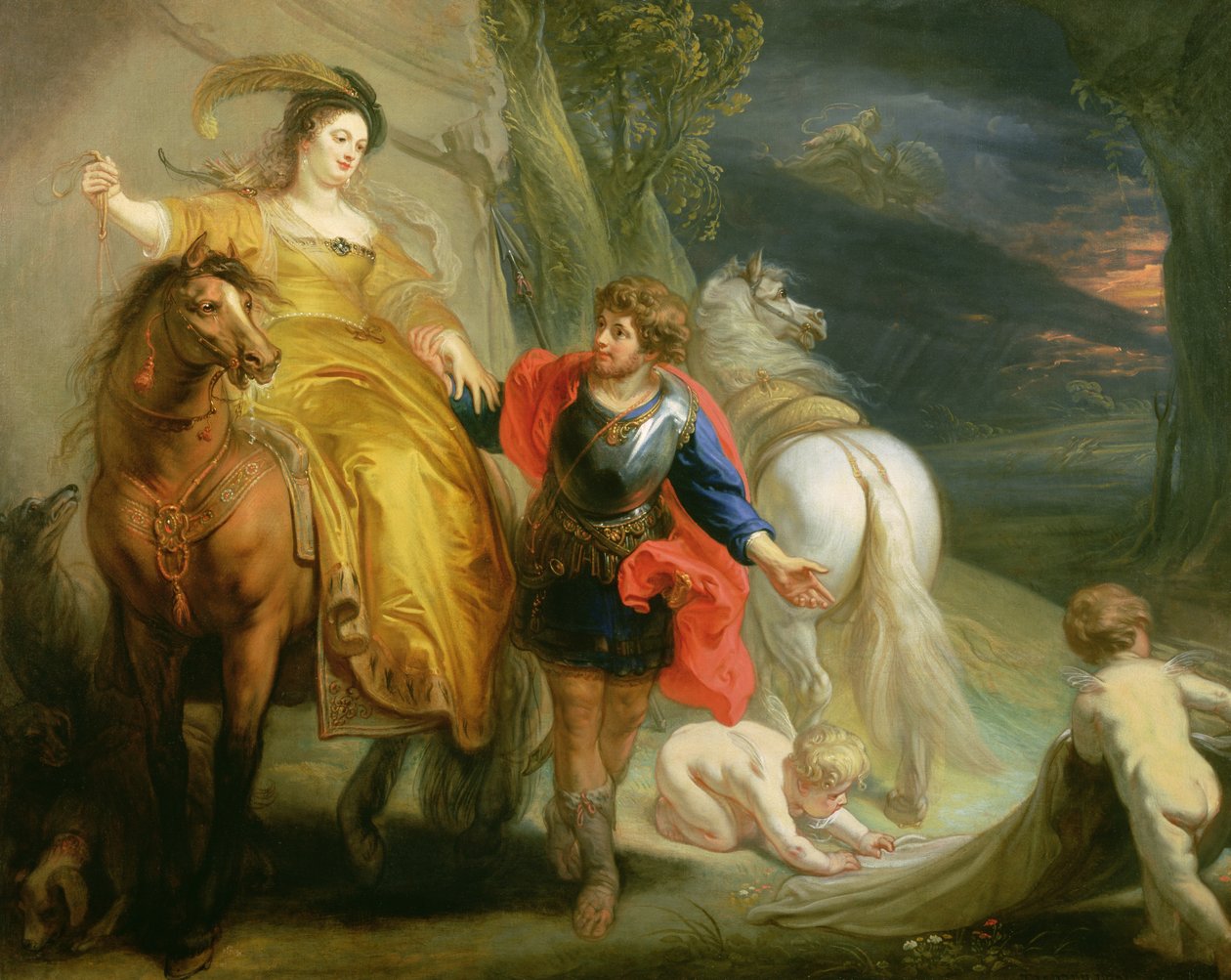 Dydona i Eneasz autorstwa Theodoor van Thulden