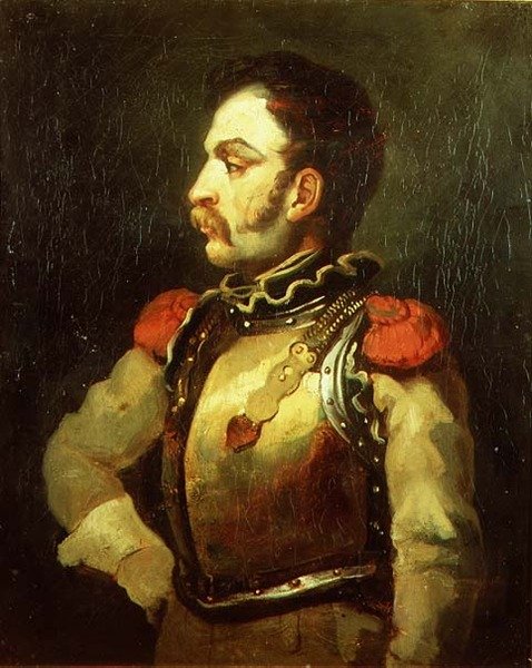 Oficer karabinowy autorstwa Theodore (attr. to) Gericault