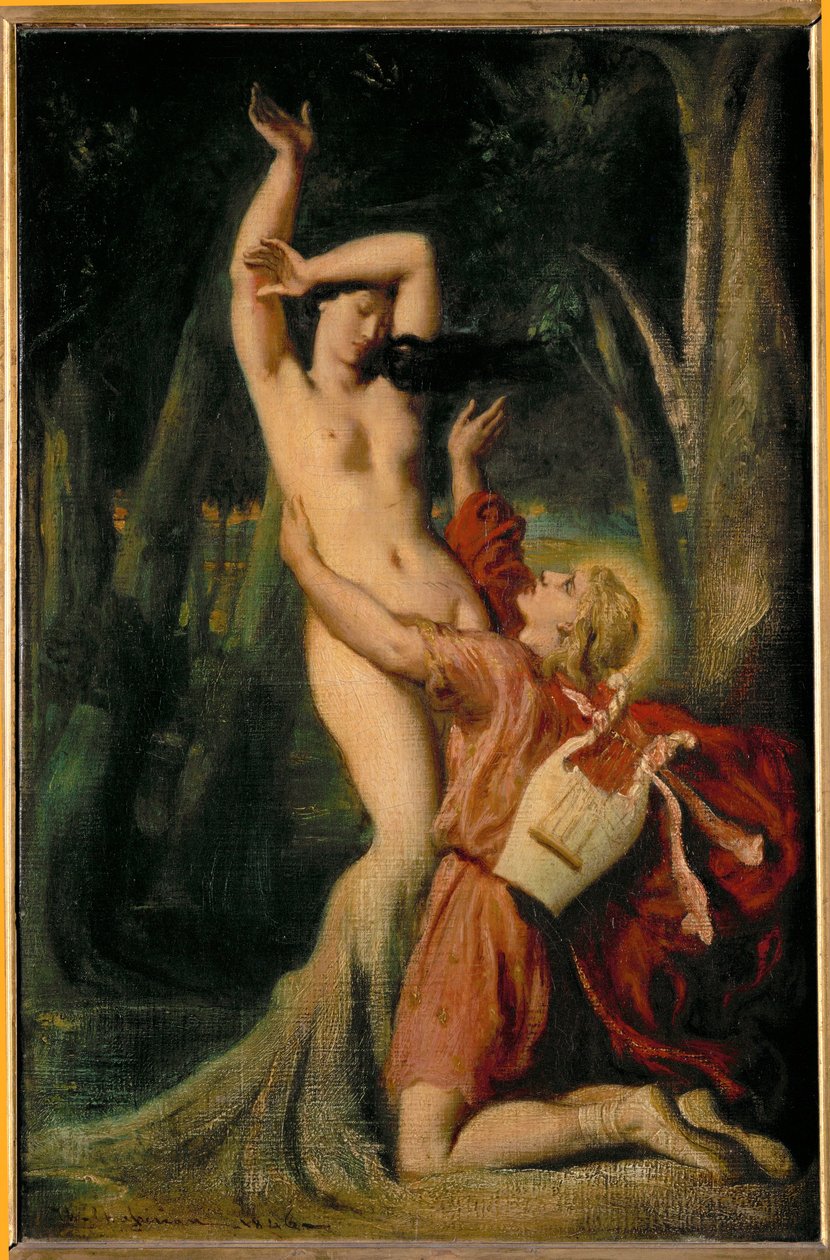 Apollo i Daphne ... autorstwa Théodore Chassériau