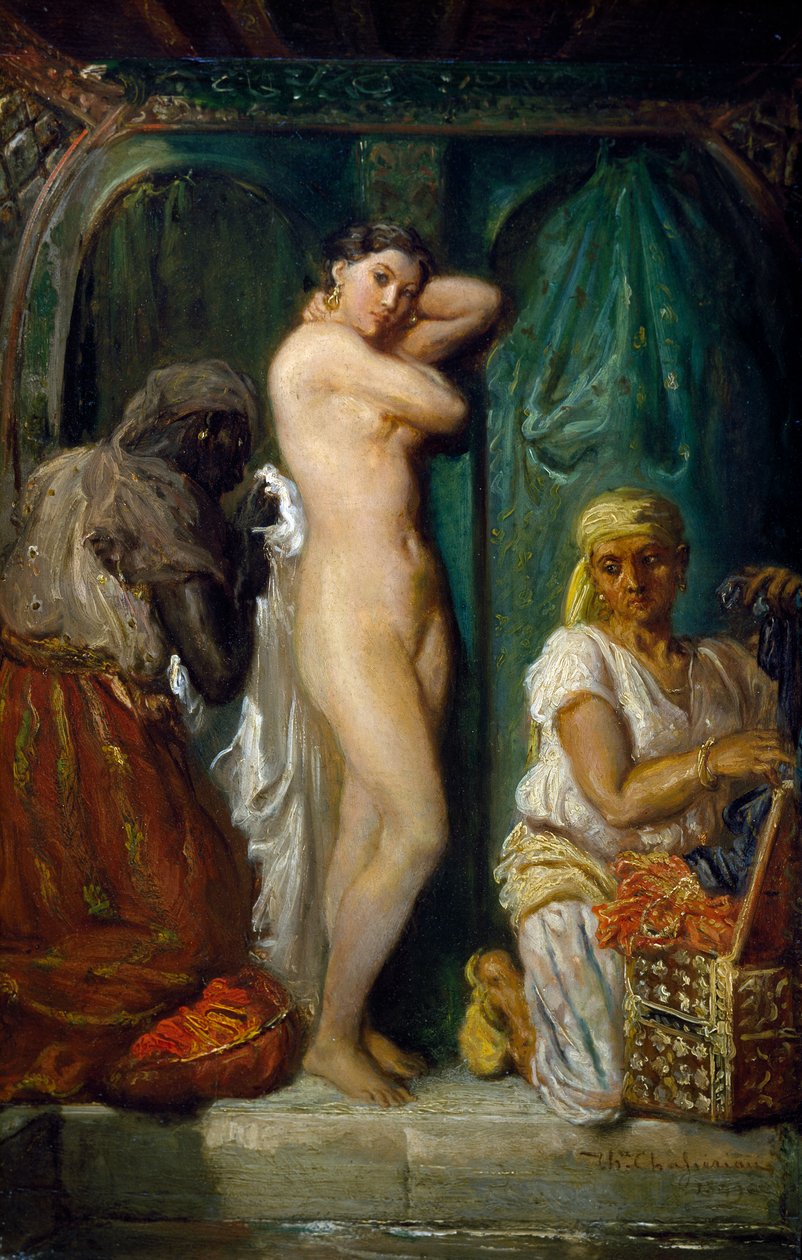 Kąpiel w Seraglio autorstwa Théodore Chassériau