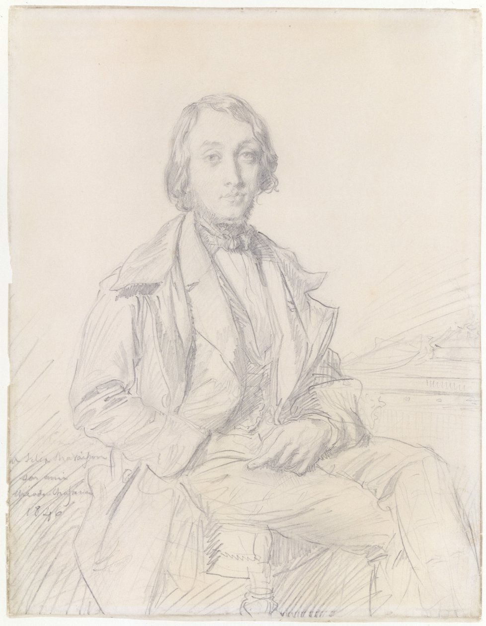 Portret Félixa Ravaissona autorstwa Théodore Chassériau