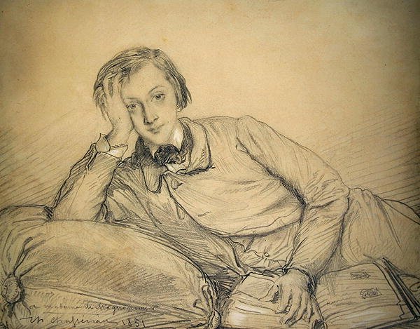 Portret Raymonda de Magnoncourt autorstwa Théodore Chassériau