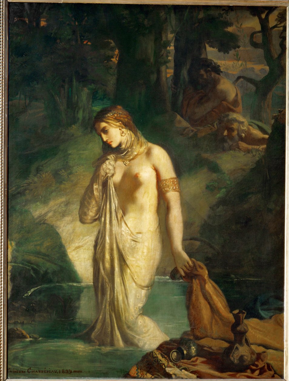 Suzanne au bain - Zuzanna w kąpieli ... autorstwa Théodore Chassériau