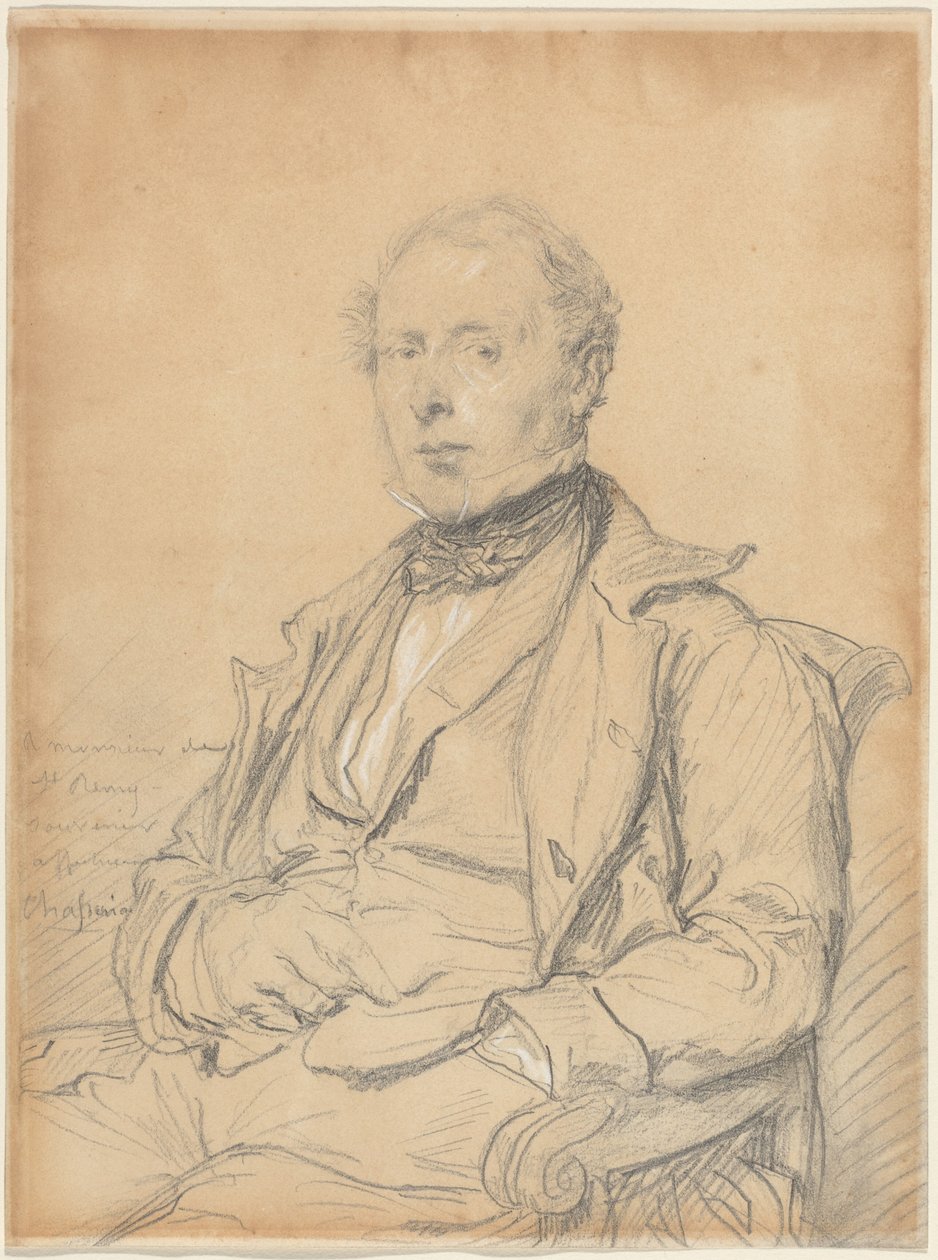 Victor-Auguste de Saint-Rémy autorstwa Théodore Chassériau