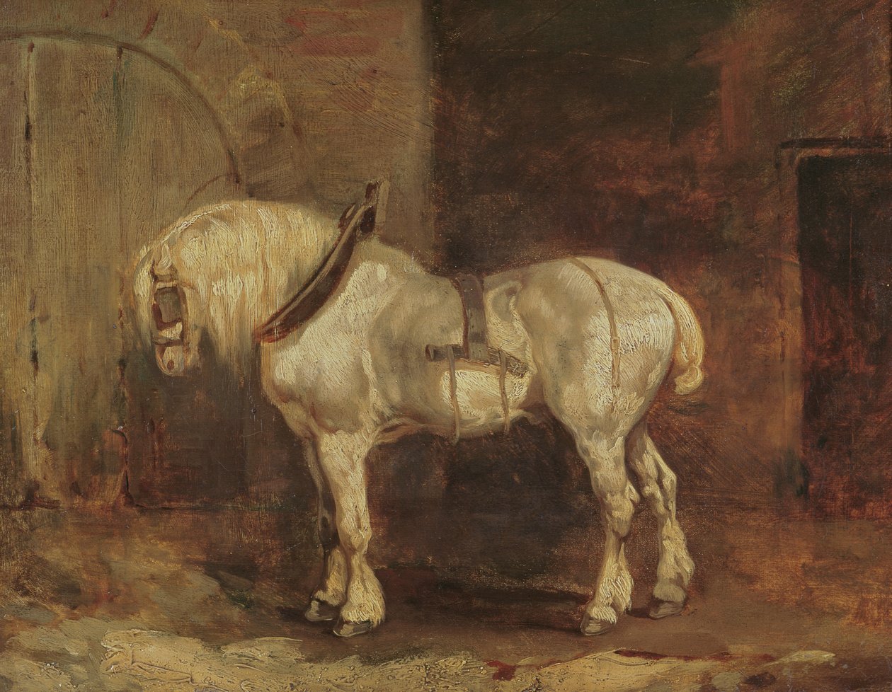 Koń powozowy autorstwa Theodore Gericault