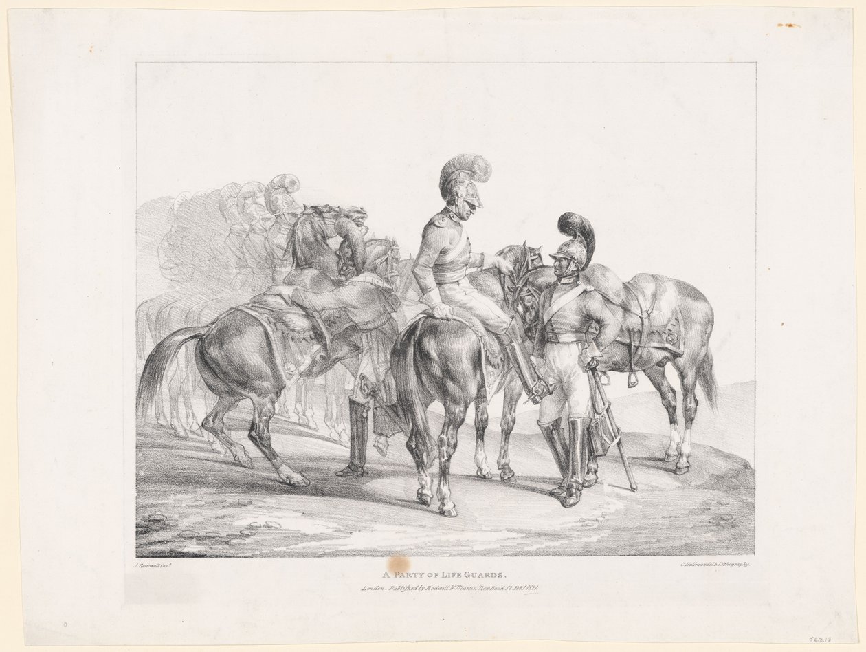 Grupa ratowników wodnych autorstwa Theodore Gericault