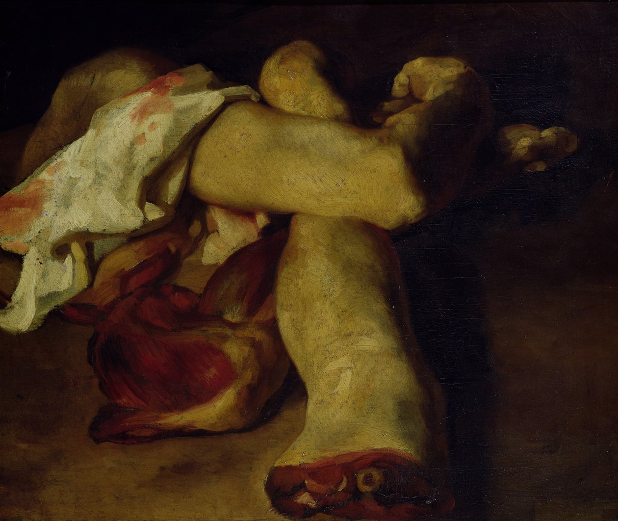Kawałki anatomiczne (olej na płótnie) autorstwa Theodore Gericault