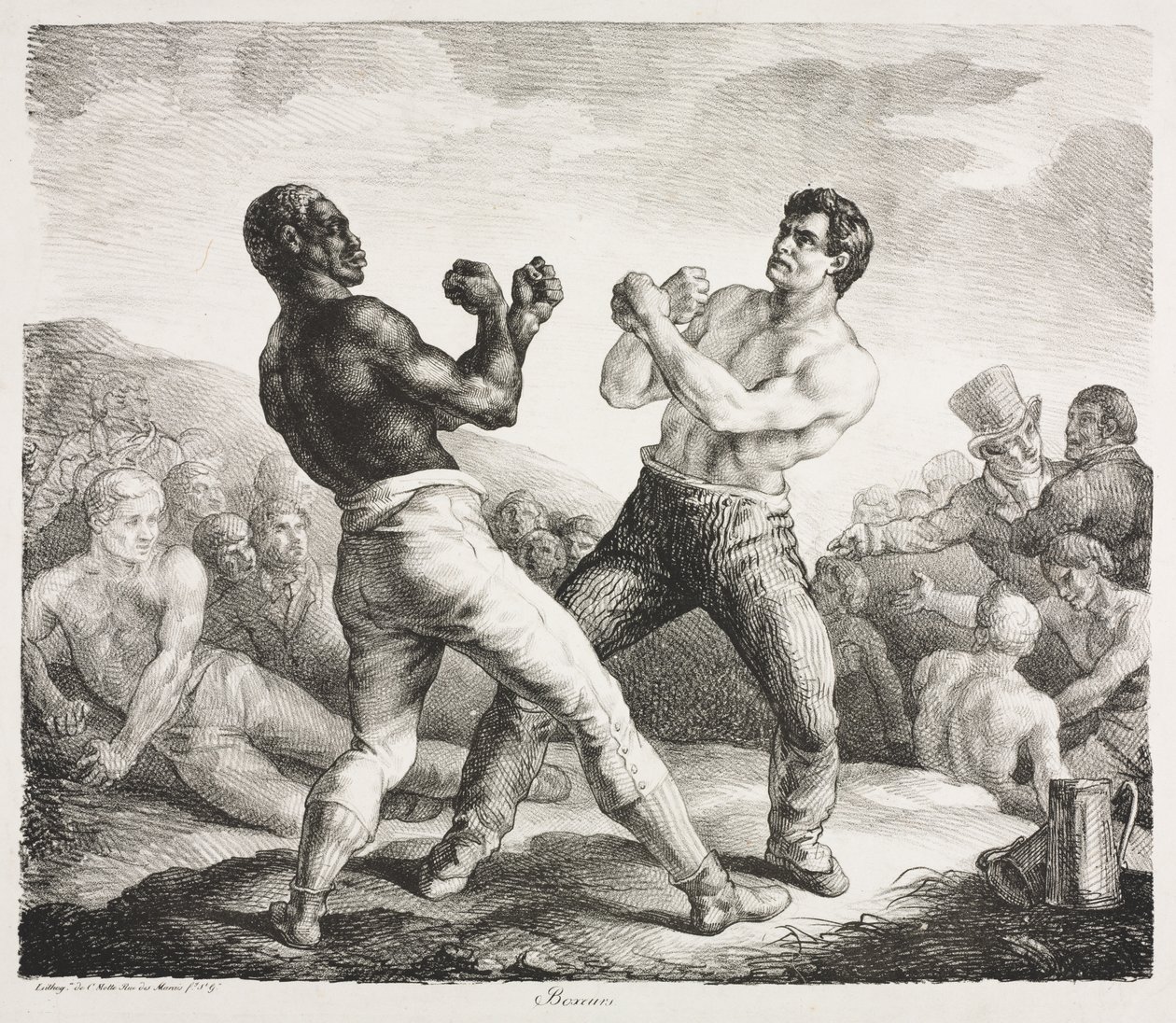Bokserki autorstwa Theodore Gericault