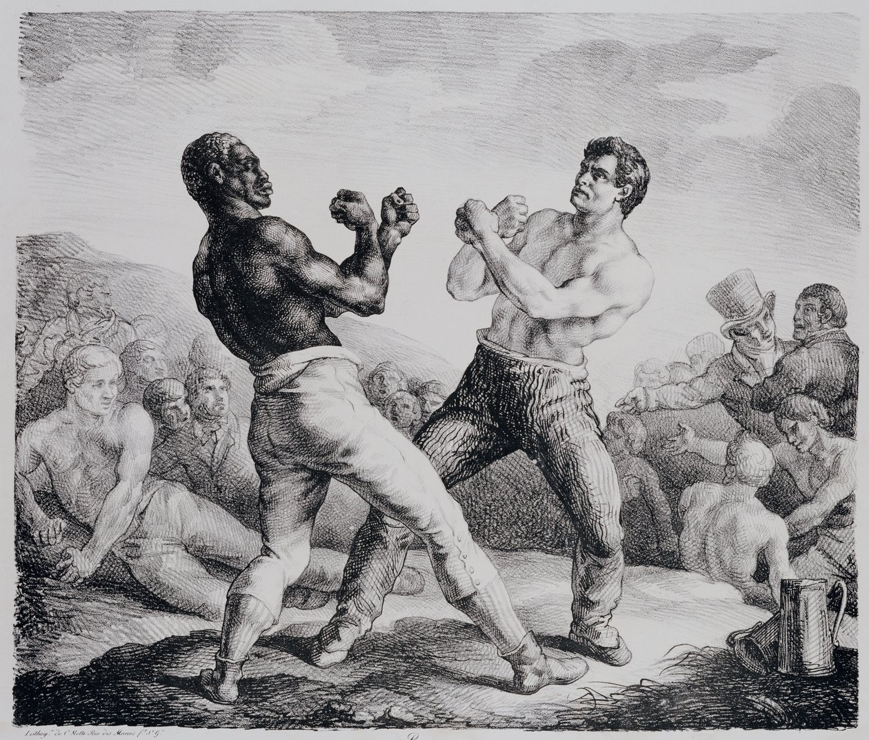 Bokserki, 1818 autorstwa Theodore Gericault