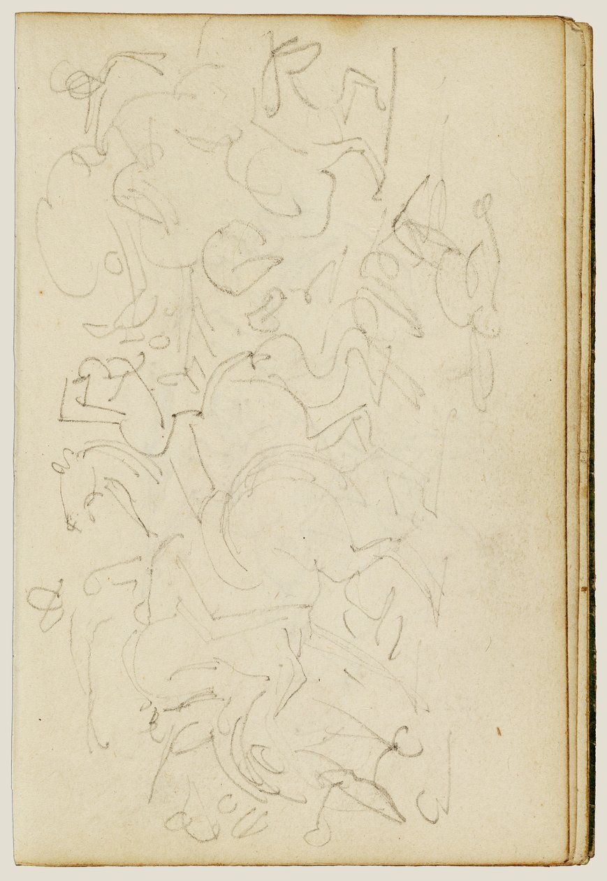 Potyczka kawalerii autorstwa Theodore Gericault