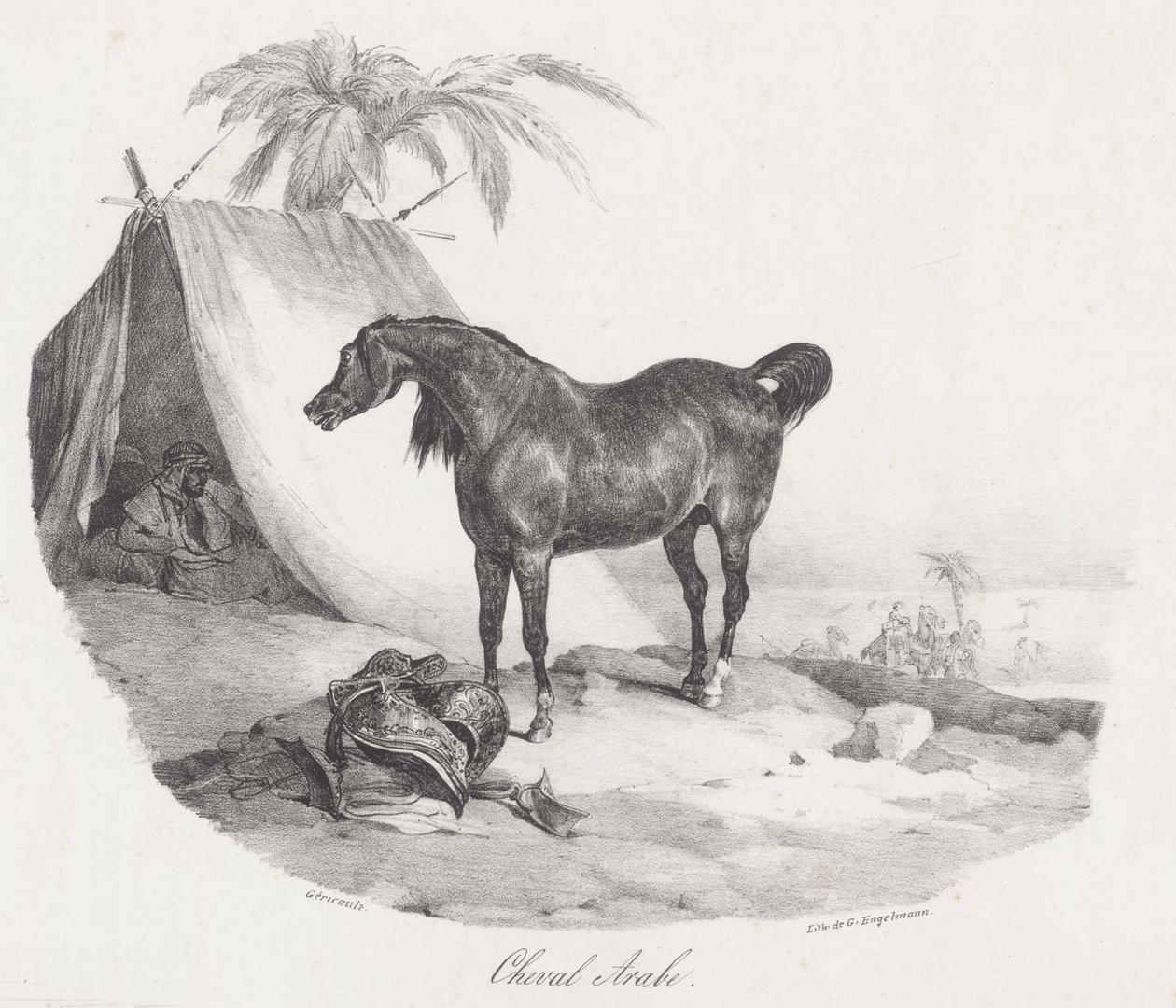 Koń arabski (An Arabian Horse) autorstwa Theodore Gericault