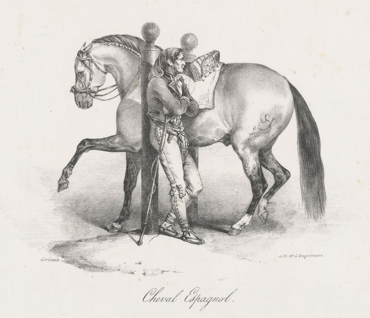 Hiszpański koń (A Spanish Horse) autorstwa Theodore Gericault