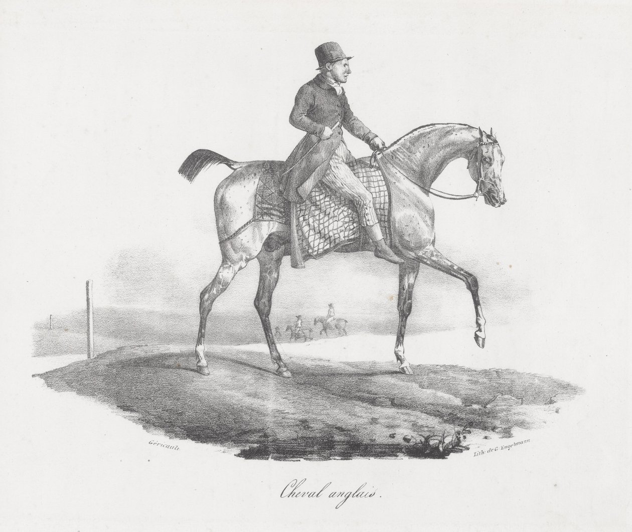 Koń angielski (An English Horse) autorstwa Theodore Gericault
