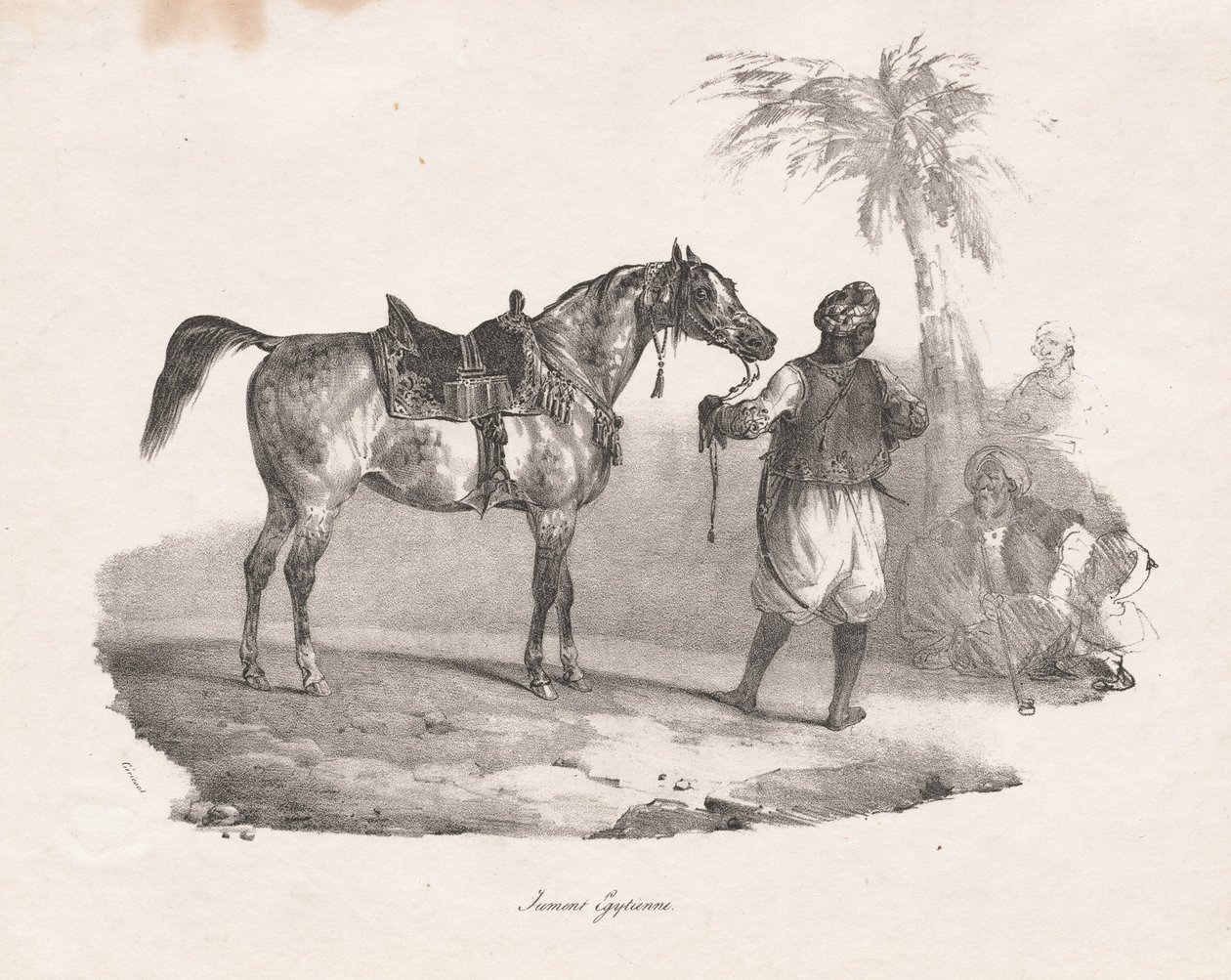 Egipska klacz autorstwa Theodore Gericault