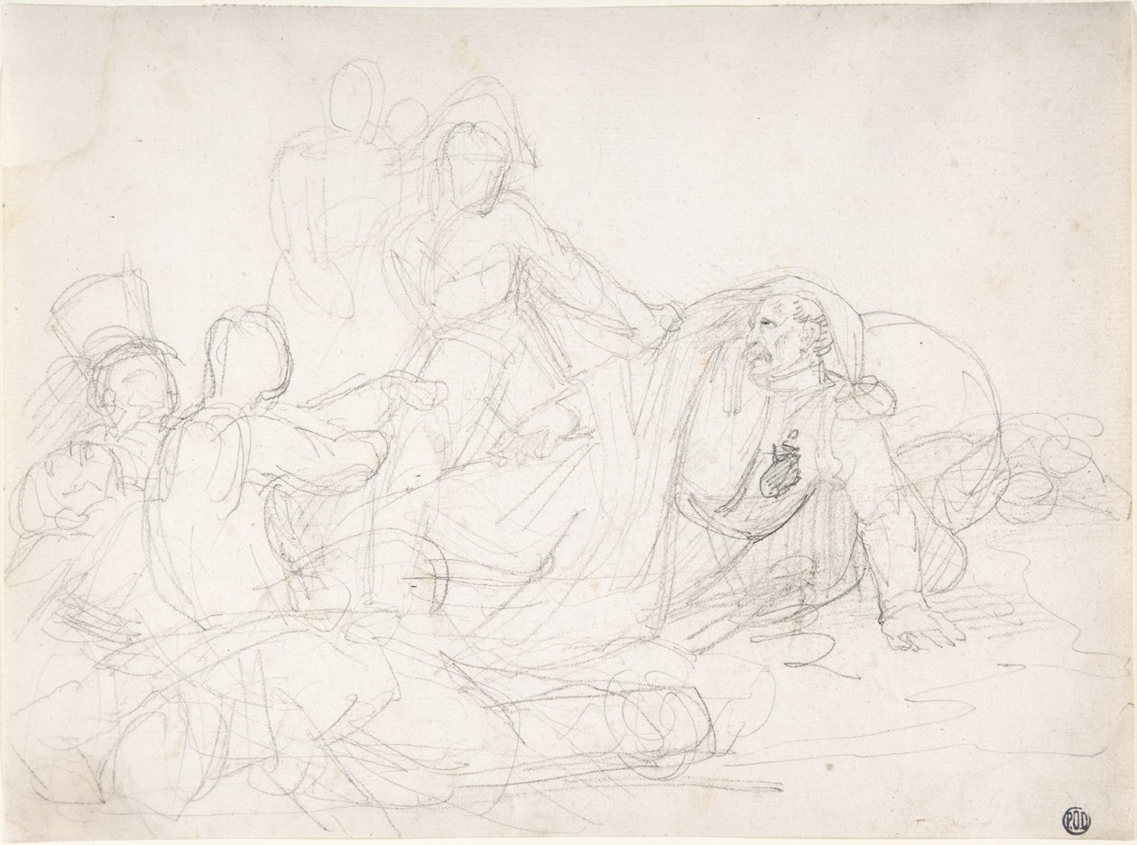 Polegli żołnierze autorstwa Theodore Gericault