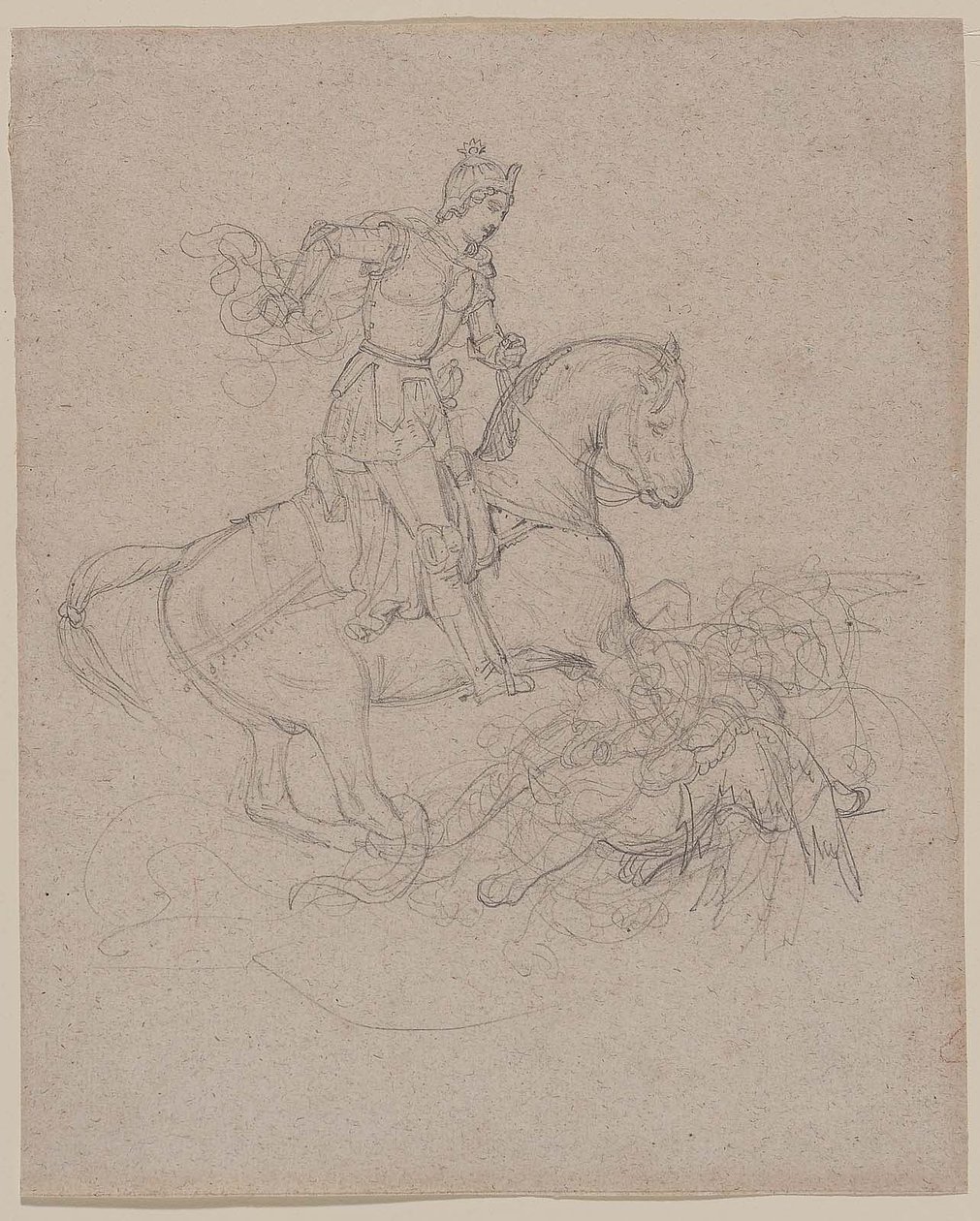 Géricault - Święty Jerzy i smok, 1816-17 autorstwa Theodore Gericault