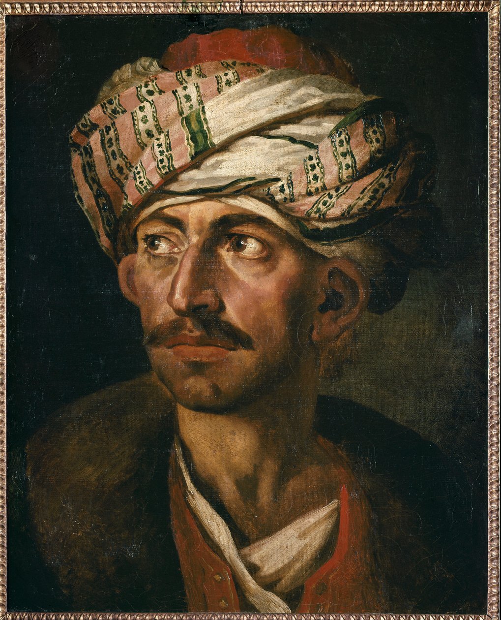 Głowa Orientu (olej na płótnie) autorstwa Theodore Gericault