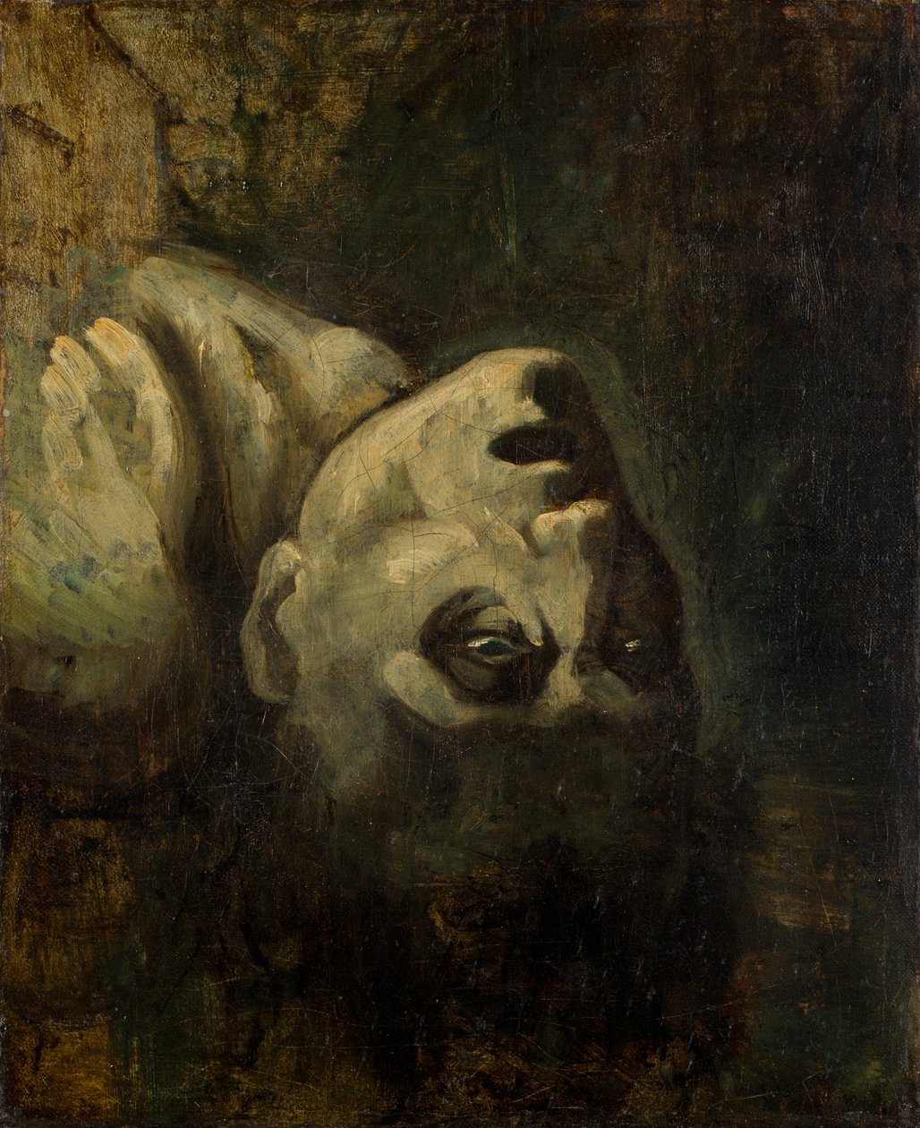 Głowa utopionego mężczyzny autorstwa Theodore Gericault