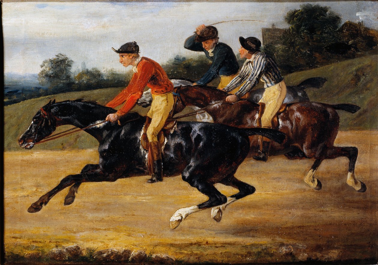 Wyścigi konne: Jazda konna (malarstwo autorstwa Theodore Gericault