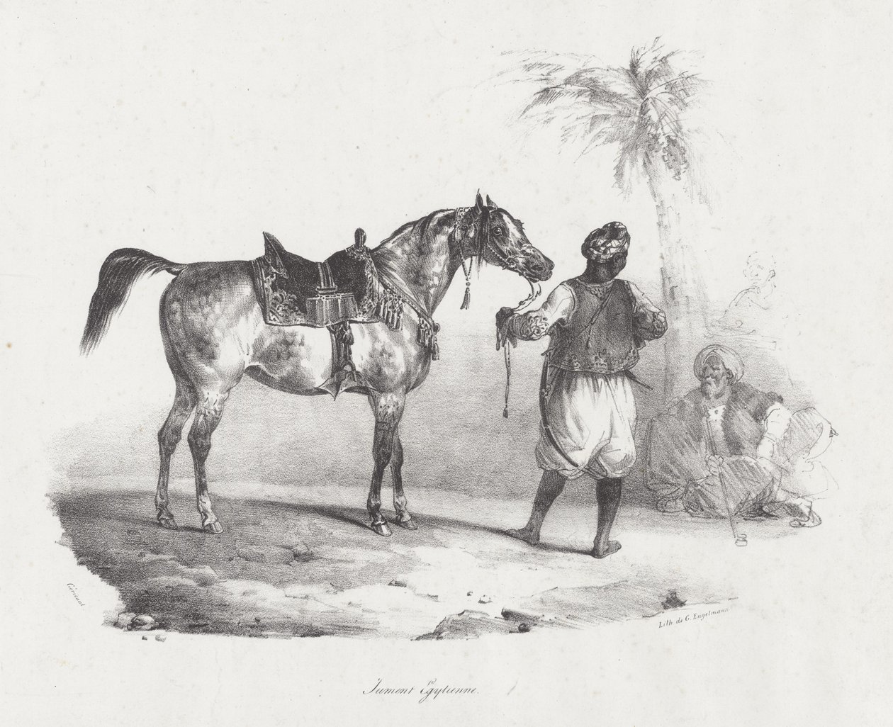 Klacz egipska (An Egyptian Mare) autorstwa Theodore Gericault