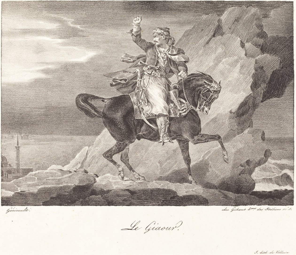 Le Giaour (Niewierny) autorstwa Theodore Gericault