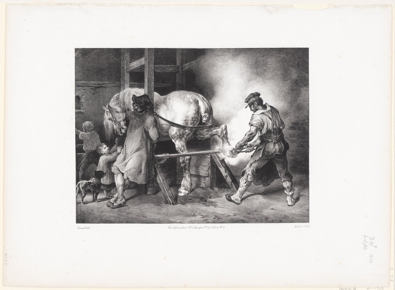 „Le Maréchal flamand” (Flamandzki kowal) autorstwa Theodore Gericault