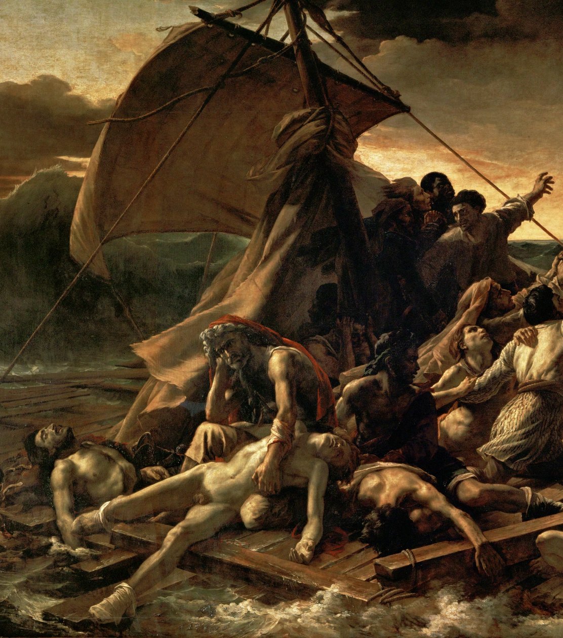 Le Radeau de la Meduse - Tratwa "Meduzy" ... autorstwa Theodore Gericault
