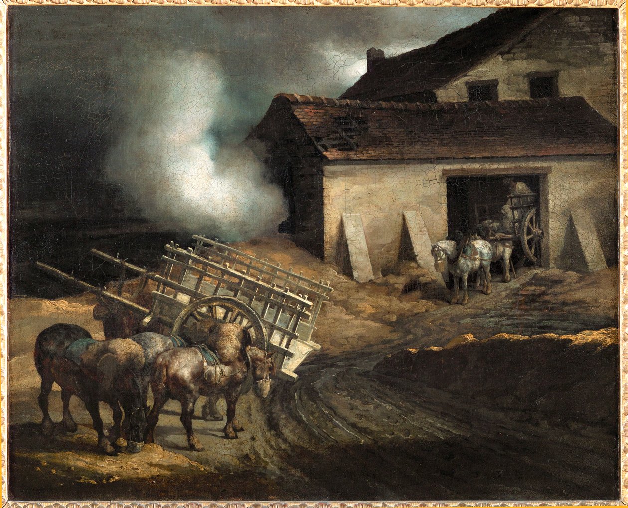 Le four a platre. Piec gipsowy ... autorstwa Theodore Gericault