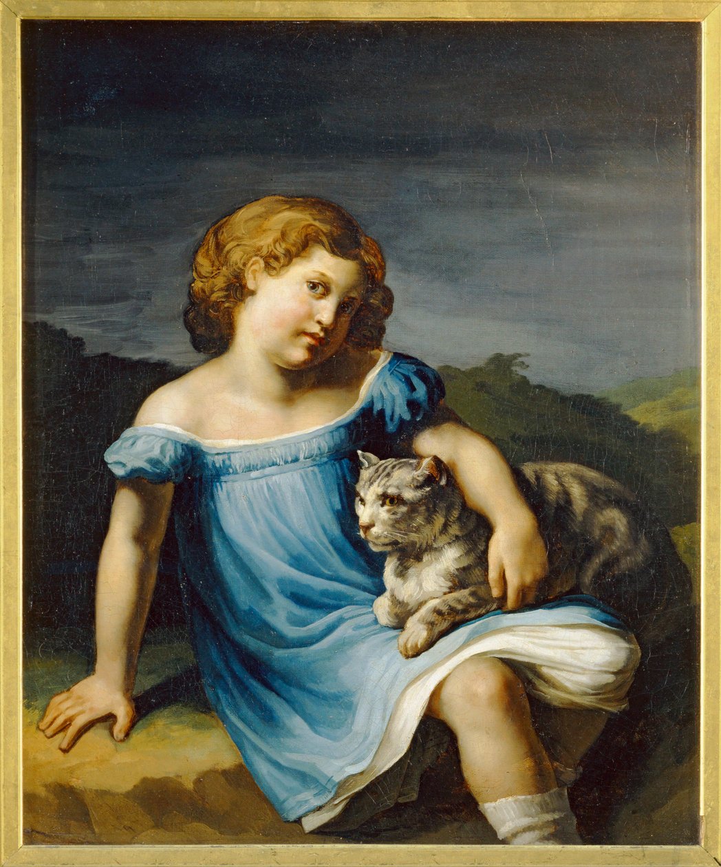 Louise Vernet jako dziecko. Louise Vernet, córka Horace