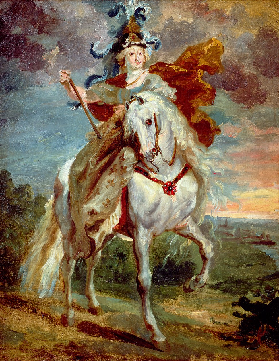 Marie de Medicis w Pont-de-Ce autorstwa Theodore Gericault