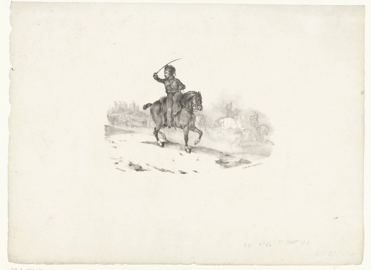Oficer artylerii autorstwa Theodore Gericault