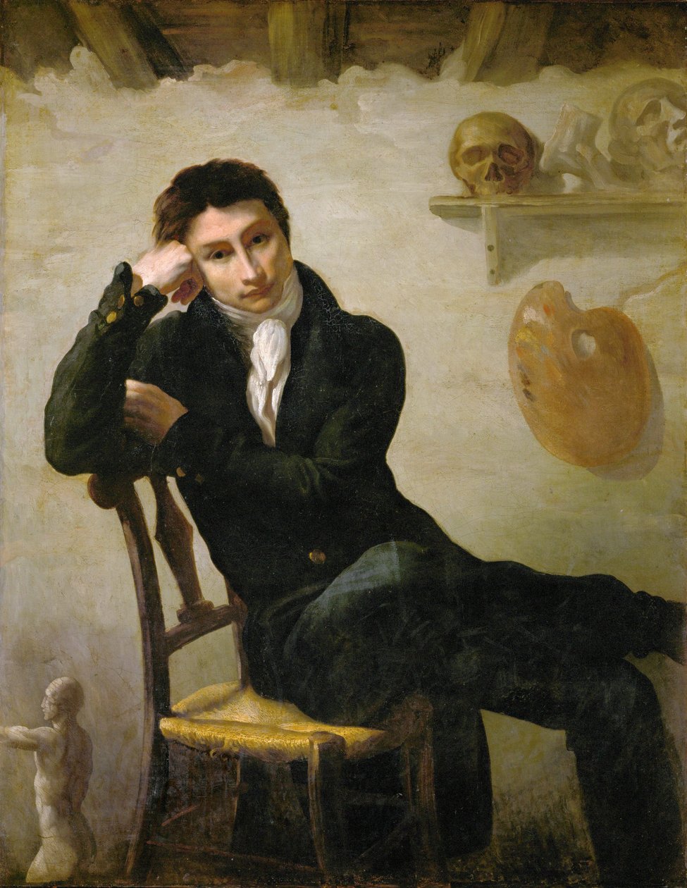 Portret artysty w jego pracowni - Portret ... autorstwa Theodore Gericault